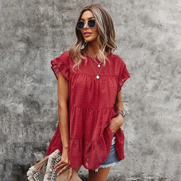Blouse bohème blanche