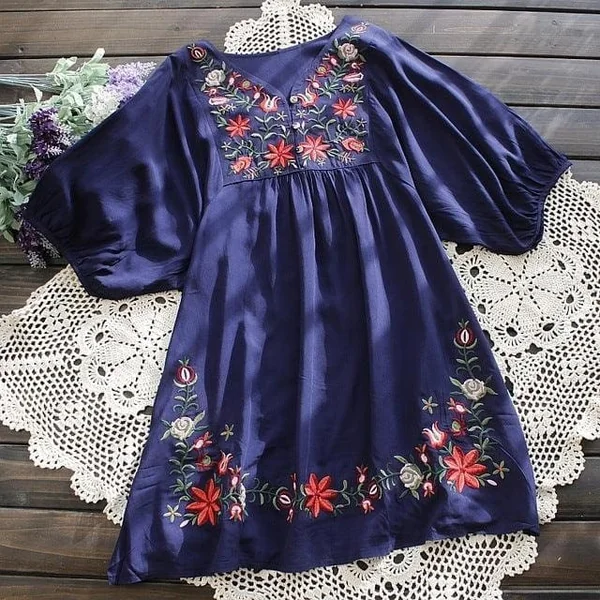 Blouse Bohème Brodée