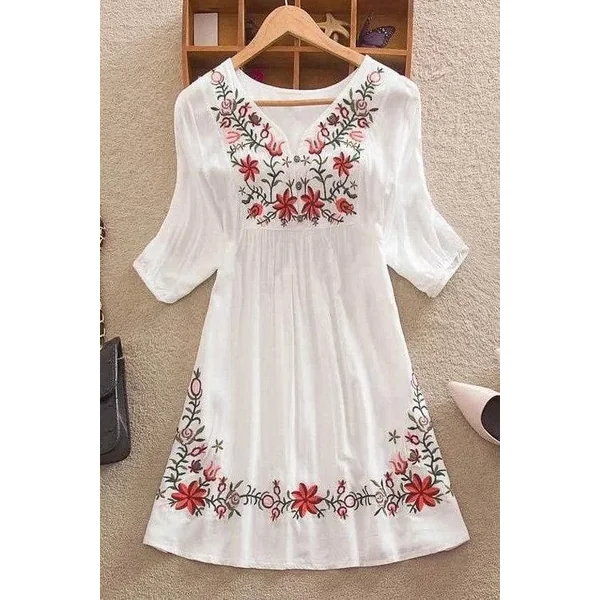 Blouse Bohème Brodée
