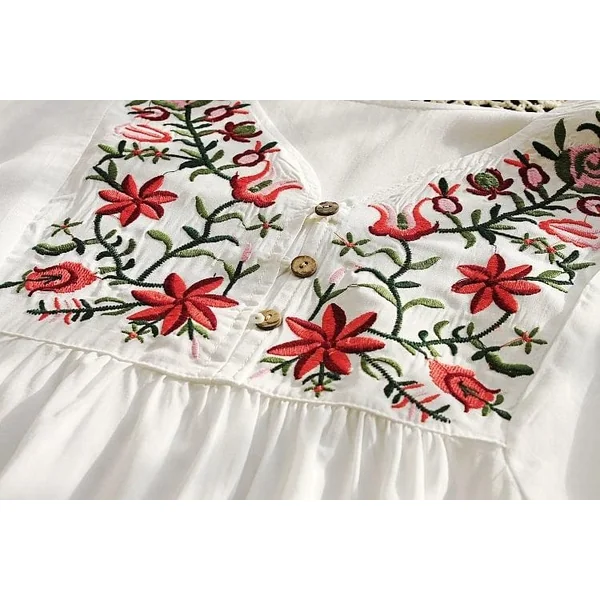 Blouse Bohème Brodée