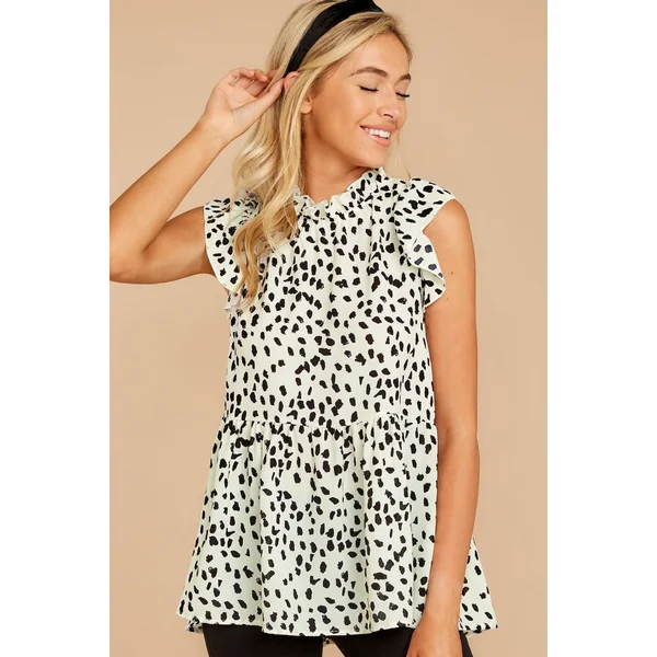 Blouse Bohème Chic Léopard