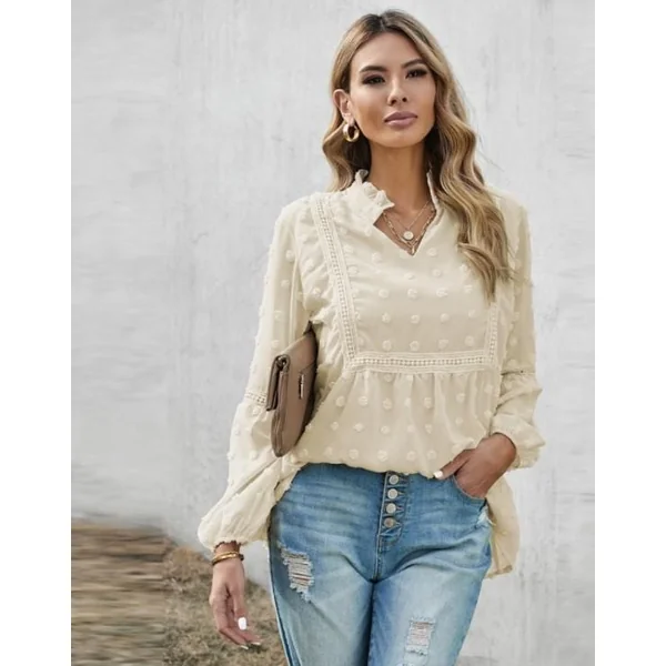 Blouse Bohème Dentelle et Broderie