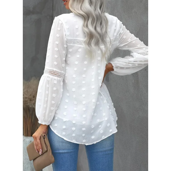 Blouse Bohème Dentelle et Broderie