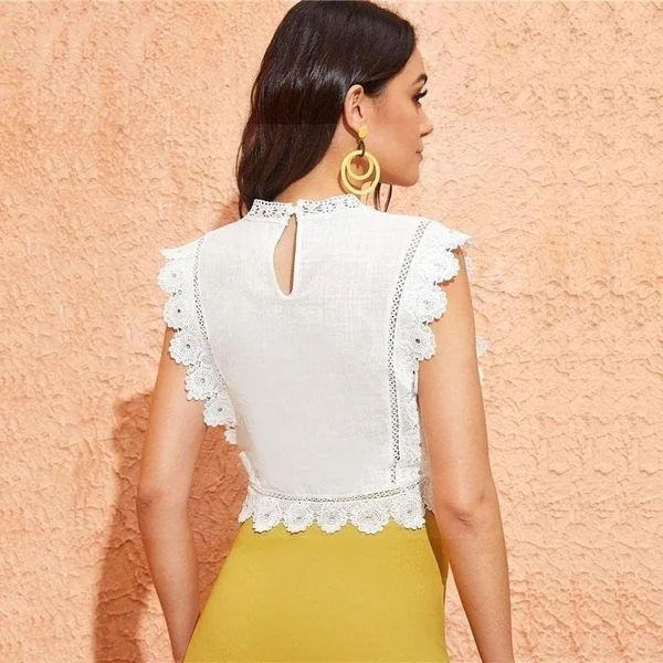 Blouse bohème en coton
