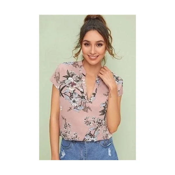 Blouse bohème fleur du japon
