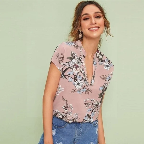 Blouse bohème fleur du japon