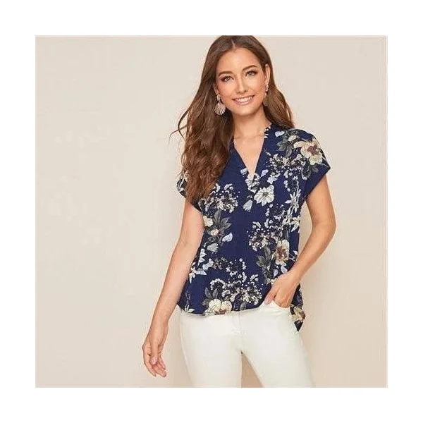 Blouse bohème fleur du japon