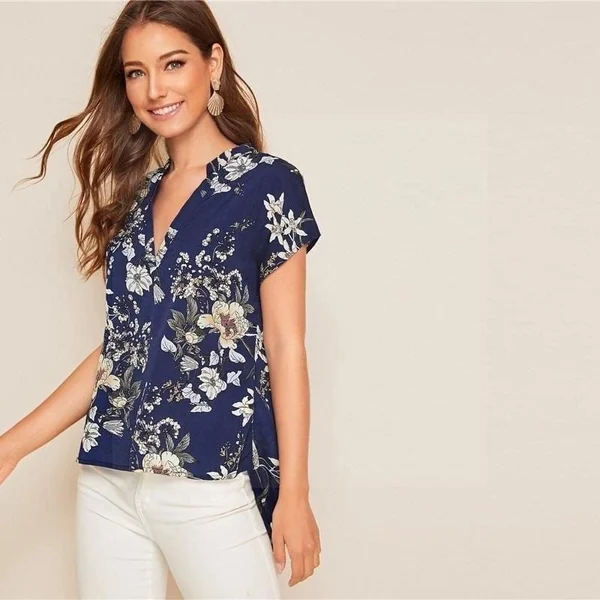 Blouse bohème fleur du japon