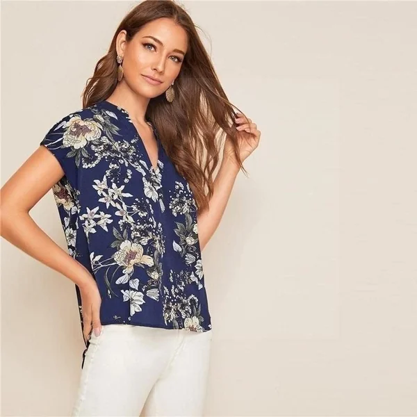 Blouse bohème fleur du japon