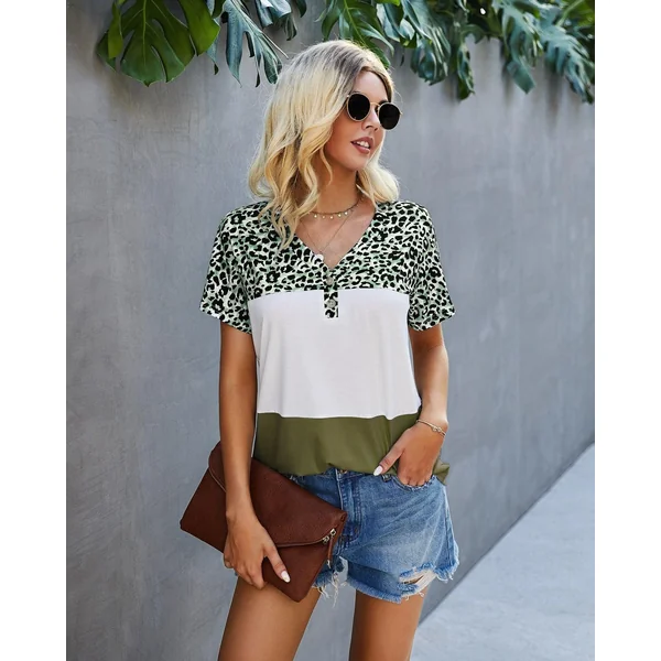 Blouse Bohème Manches Courtes