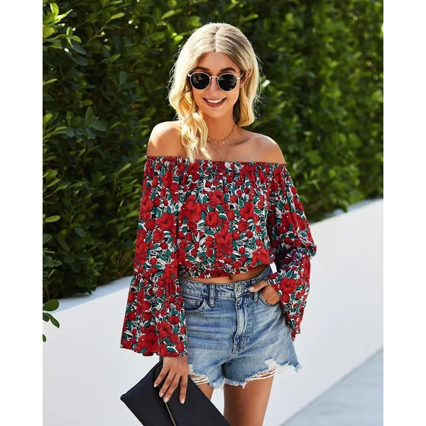 Blouse Bohème à Fleurs