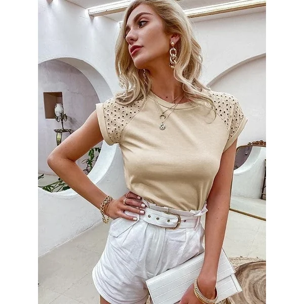 Blouse Bohème Épaules Brodées