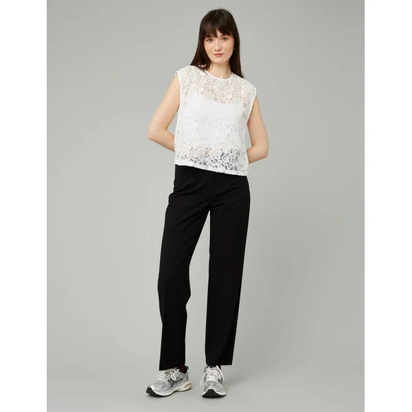 Blouse en dentelle Blanc