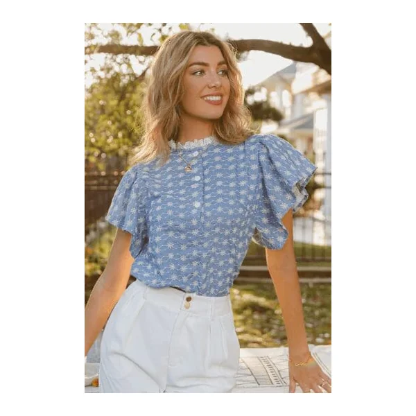 Blouse Manches Papillon