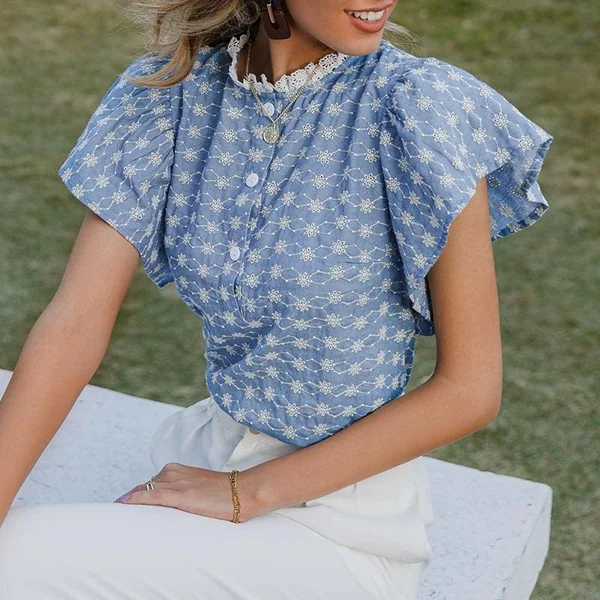 Blouse Manches Papillon