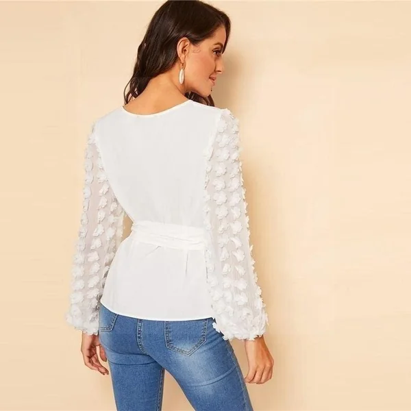 Blouse style bohème noire