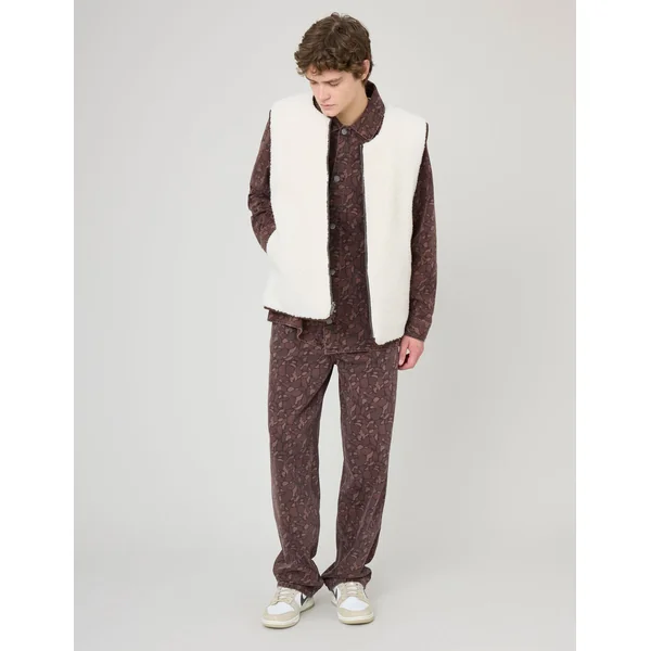 Blouson sans manches réversible Naturel