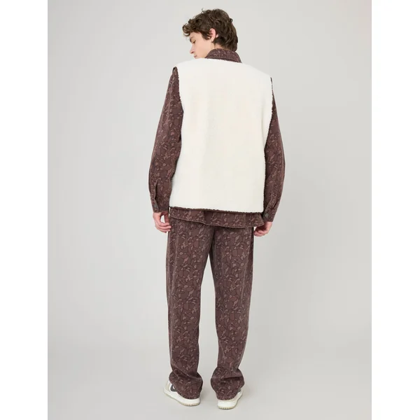 Blouson sans manches réversible Naturel