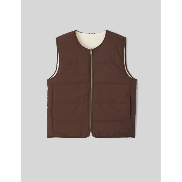 Blouson sans manches réversible Naturel