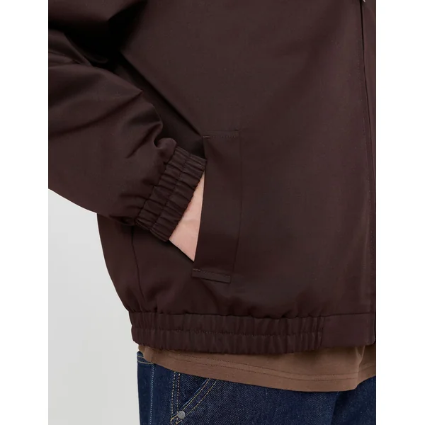 Blouson zippé Marron foncée