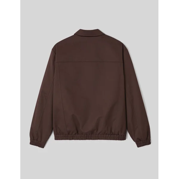 Blouson zippé Marron foncée