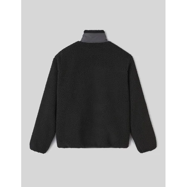 Blouson zippé sherpa Noir