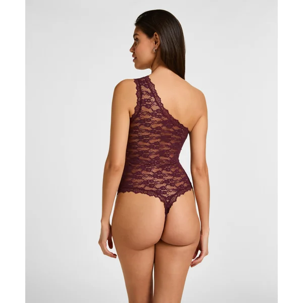Body Asymétrique Aveline - Violet