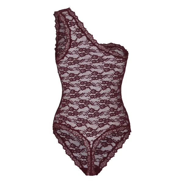Body Asymétrique Aveline - Violet