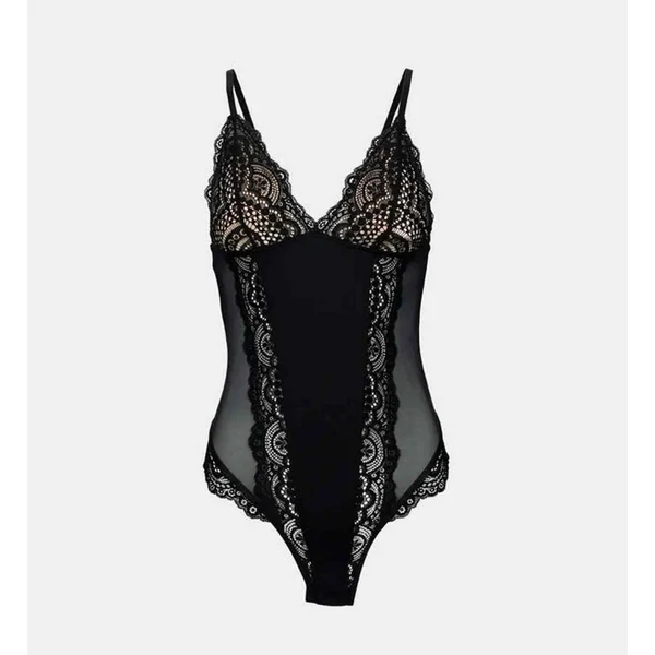 Body décolleté Sans Armatures - Noir Scandale eco-lingerie