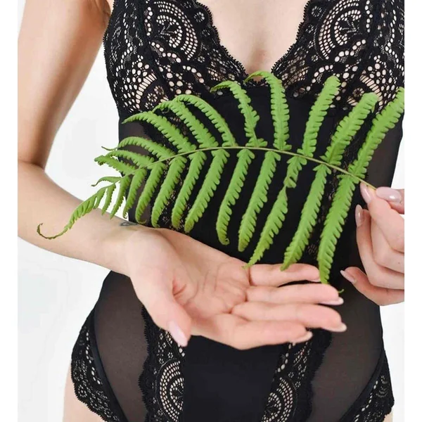 Body décolleté Sans Armatures - Noir Scandale eco-lingerie