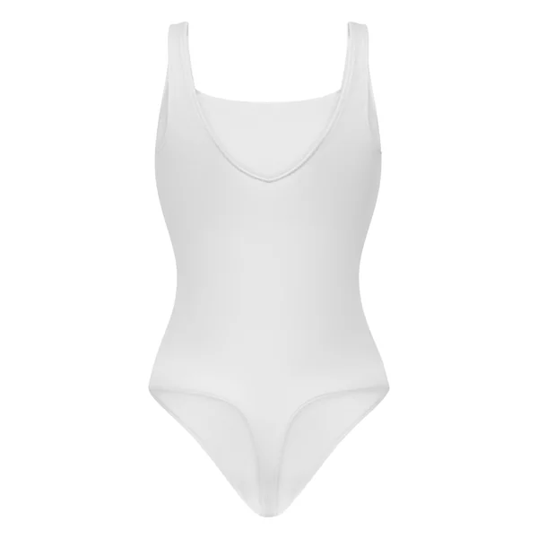 Body en coton côtelé - Blanc