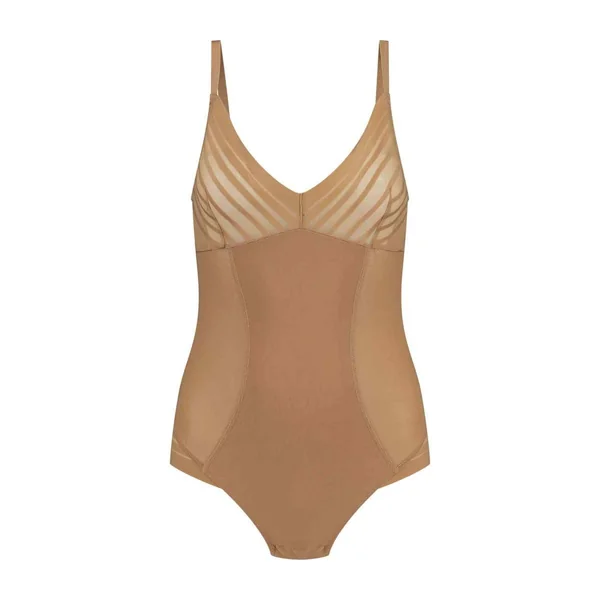 Body gainant Marron Bye Bra Powermesh Shapewear Bye Bra