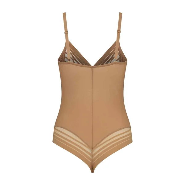Body gainant Marron Bye Bra Powermesh Shapewear Bye Bra