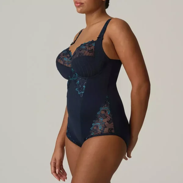 body galbant emboitant bleu Prima Donna