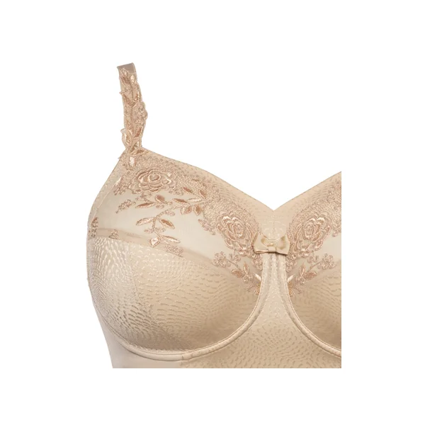 Body grande taille avec armatures ELLA 3675 BISCUIT
