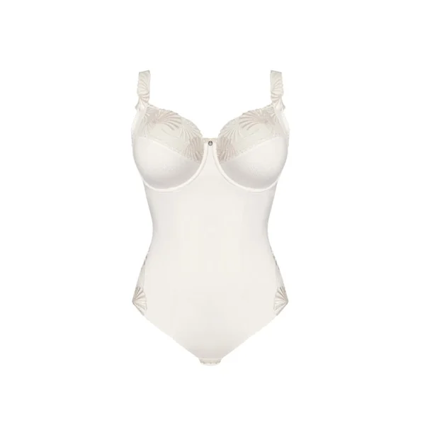 Body grande taille à armatures EMILY 2273 ECRU