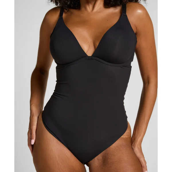Body lisse et non rembourré - Noir