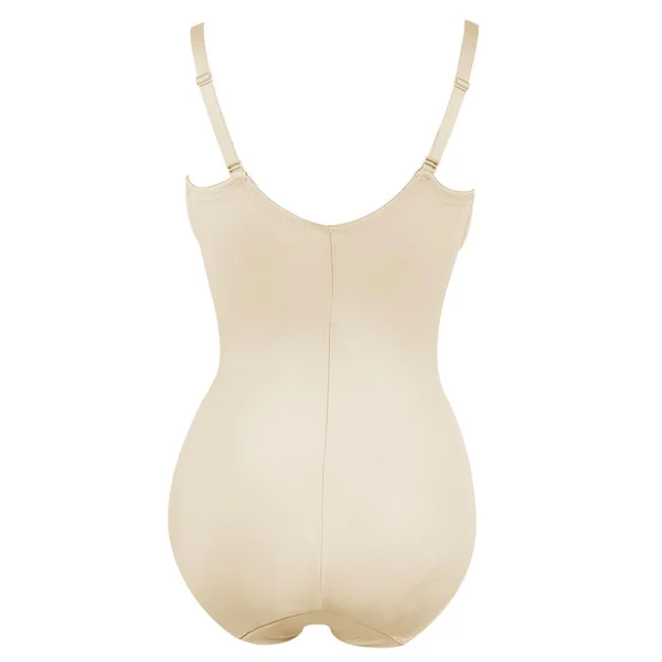 Body moulé gainant armatures COMFORT LEG nude en nylon Miraclesuit
