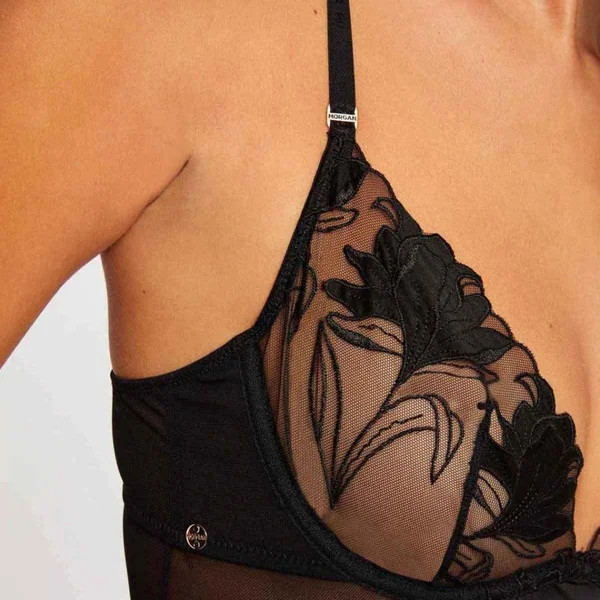Body noir Capucine Morgan Lingerie