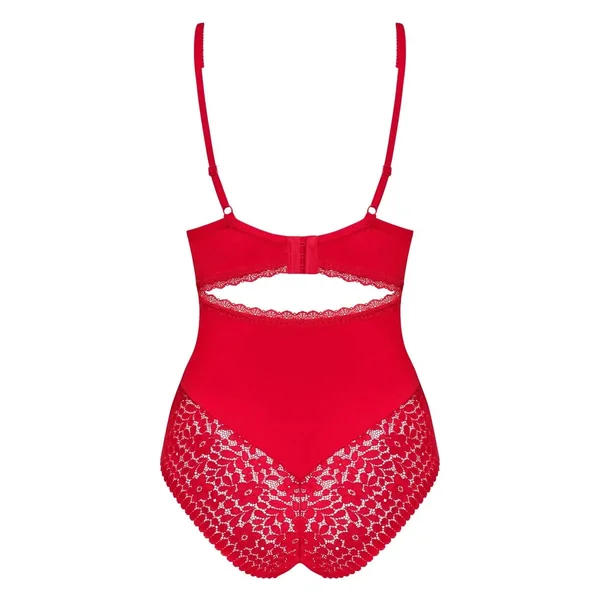 Body rouge Jolierose (XXL)