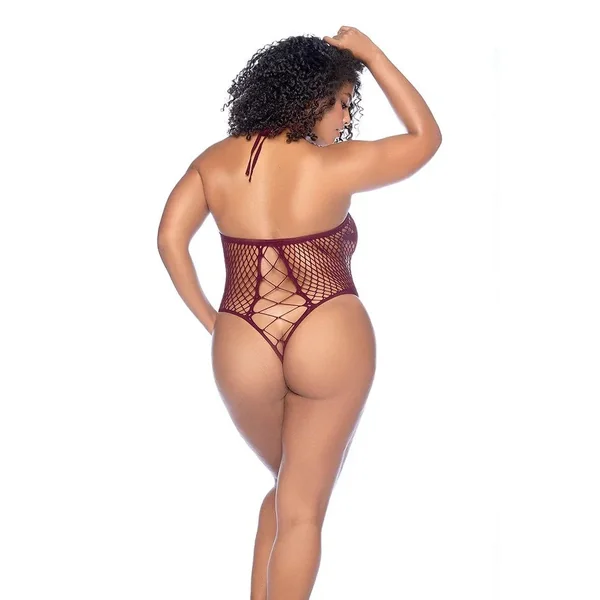 Body résille floral +
