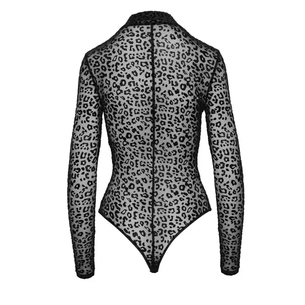 Body zippé tulle léopard F287
