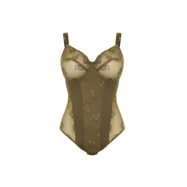 Body à armatures ULLA 7573 DARK OLIVE