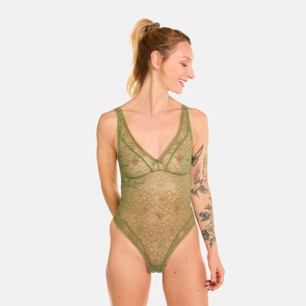 Bodytanga kaki Masque vert Pomm Poire