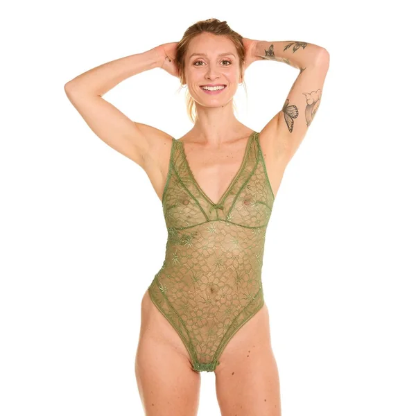 Bodytanga kaki Masque vert Pomm Poire