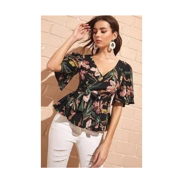 Boho cotton blouse