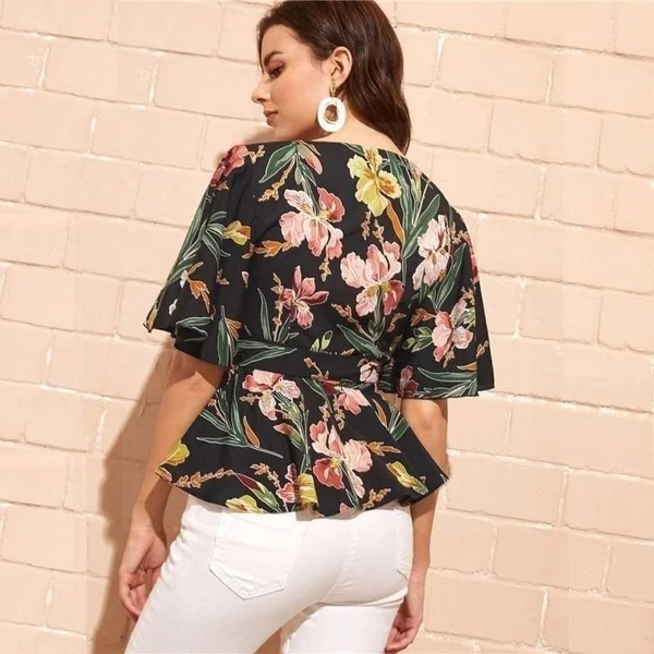 Boho cotton blouse
