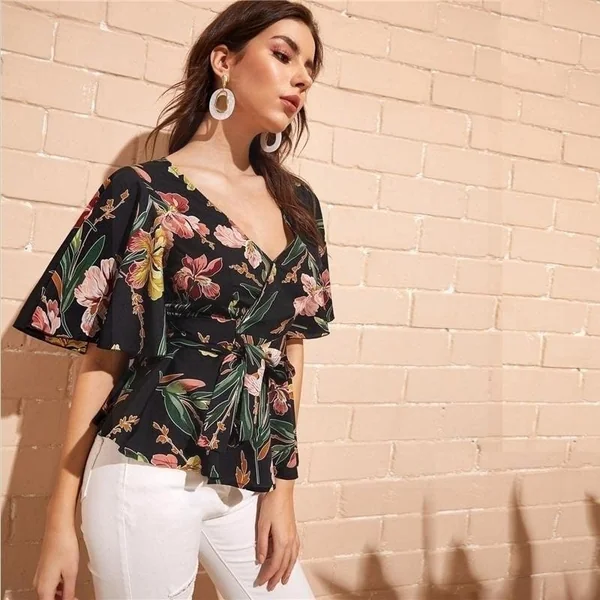 Boho cotton blouse