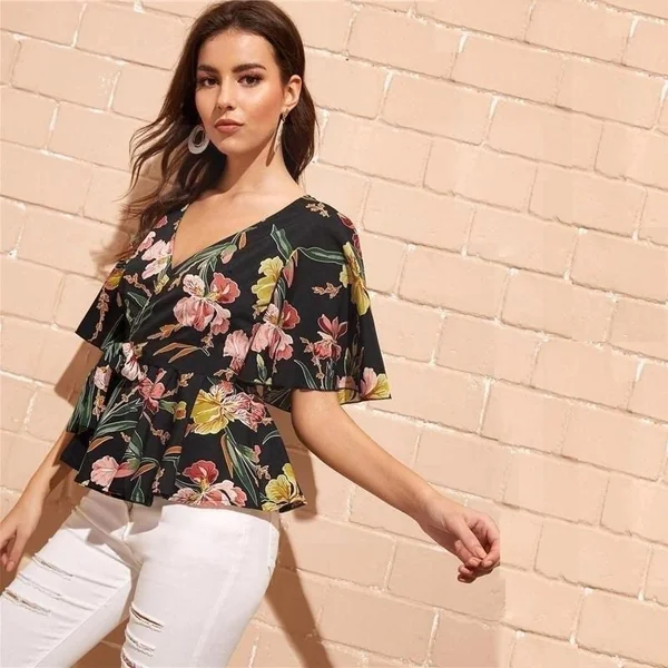 Boho cotton blouse
