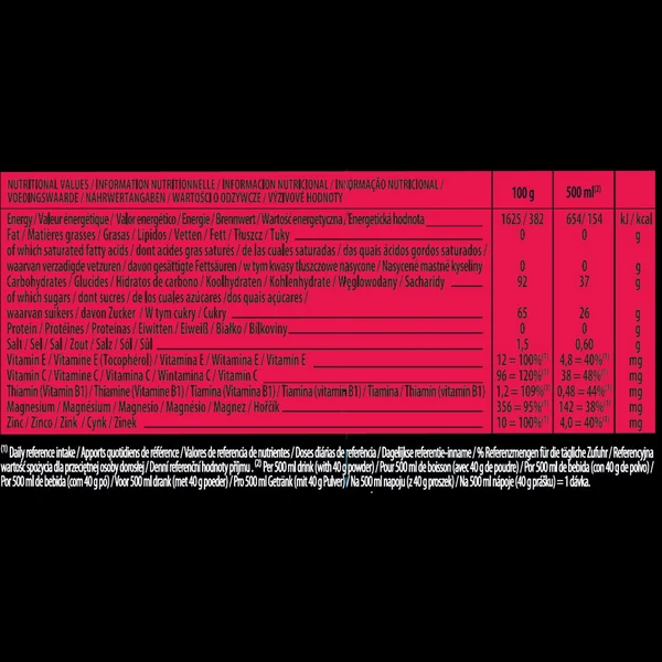Boisson isotonique poudre ISOSTAR HYDRATE&PERFORM fruits rouges 560g